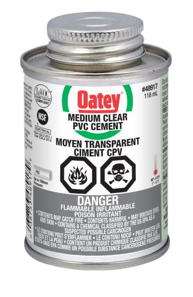 PVC CEMENT MEDIUM CLEAR 118-ML