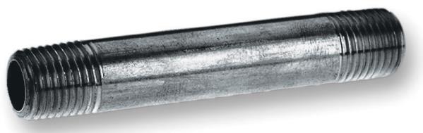 BLACK STEEL NIPPLE 3/8 X 2-IN