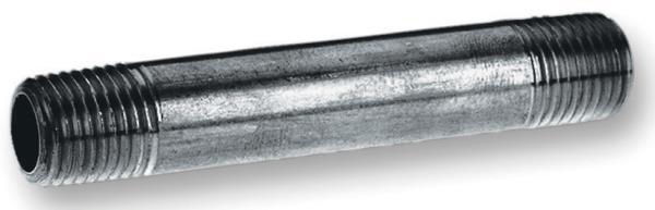 BLACK STEEL NIPPLE 1/4 X 2-IN