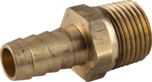 BRASS HOSE BARB 1/2ID HOSE X 1/2MIP