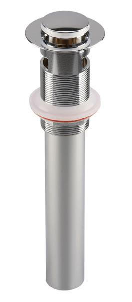 SINK POP-UP DRAIN OVERFLOW CHROME