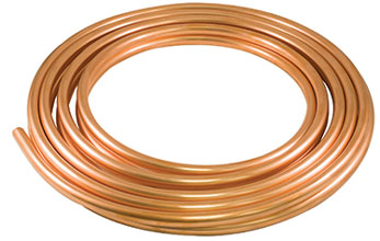 COPPER COIL UTILITY 1/4-IN OD 10-FT