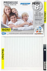 FURNACE FILTER MERV 8 16X24-IN 2PK