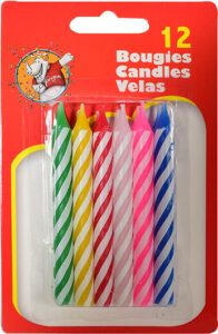 BIRTHDAY CANDLES 12 PACK