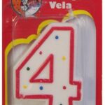 WAX BIRTHDAY CANDLE #4
