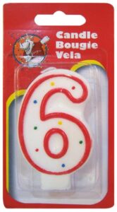 WAX BIRTHDAY CANDLE #6