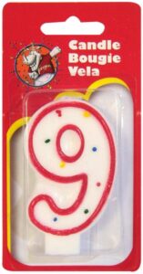 WAX BIRTHDAY CANDLE #9