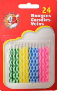BIRTHDAY CANDLES 24 PACK