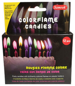 COLORFLAME BIRTHDAY CANDLES