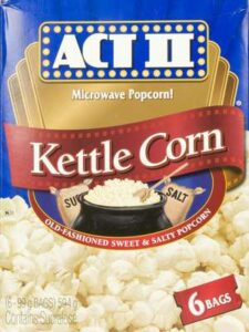 ACT II KETTLE CORN 6 S