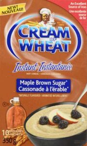 CRM OF WHEAT INSTANT MAPL BRN SUGAR