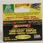 STAPLES STEEL JT21 1/4-IN 1000 PACK