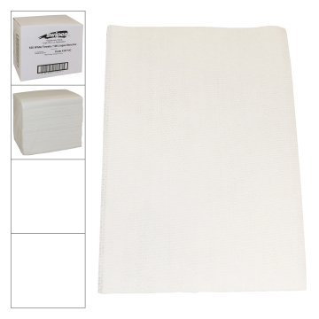 SWIPES TOWEL WHITE 13IN X 21IN