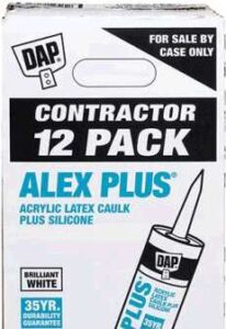 ALEX PLUS CAULKING WHITE 12 PACK