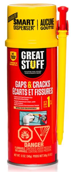 GAPS & CRACKS FOAM SEALANT 340-G