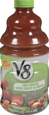 CAMP V8 LOW SODIUM VEG CKTL PLSTC