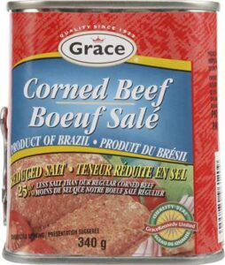 GRACE CORNED BEEF REDUCED SALT