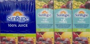 S/RYPE FRT MEDLEY PURE JUICE 200ML