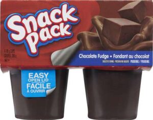 SNACK PACK CHOC FDG 4X99G