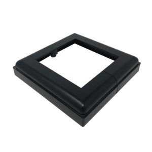 Nuvo Iron aluminum 6×6 post base cover — deck post skirt