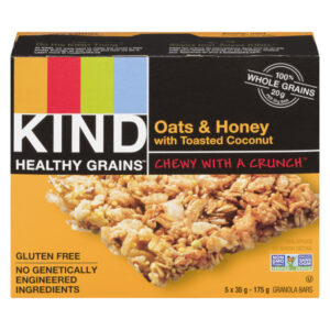 KIND HLTHY GRN OAT HNY 5PK GF