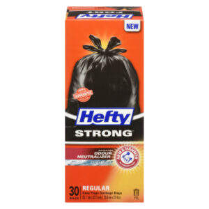 HEFTY STG BLK EZ FLAP 75LIT