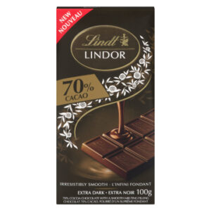 Lindt Lindor 70% Bar — Case of 10