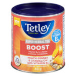 TETLEY TEA HRB BOOST PEA  GIN