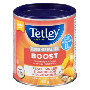 TETLEY TEA HRB BOOST PEA  GIN
