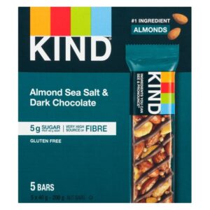 KIND ALMD SEASLT DRK CHOC 5PK GF