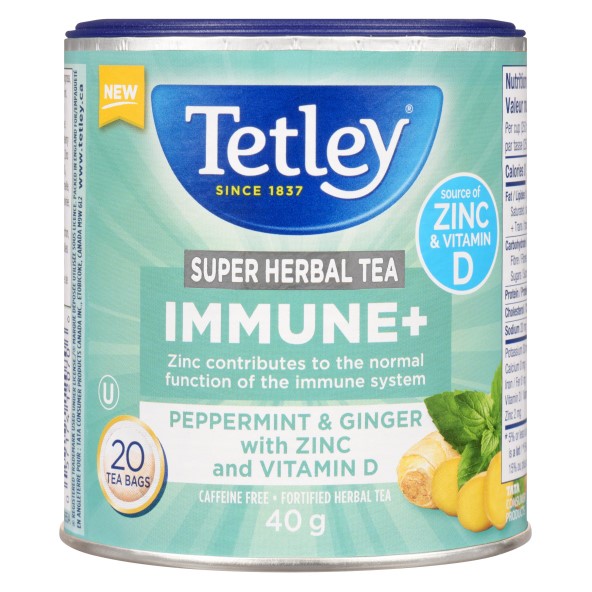 TETLEY TEA HRB IMMUNE PEPER GIN