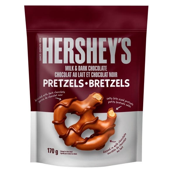 Hershey Milk Dip Pretz — Case of 12