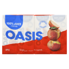 OASIS APPLE JUICE FC 8X200 ML