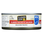 CLOVER LEAF FLAKD SOCKEYE  SALMON