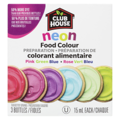 CH 3 VIAL NEON FOOD COLOURS