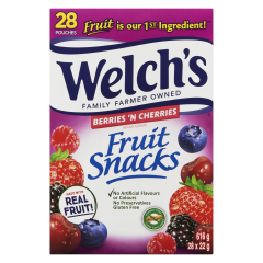 WELCH S FRT SNK BRY&CHRY GF