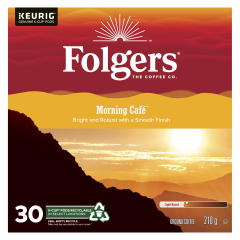 FOLGERS PODS MORNING CAFE 30CT