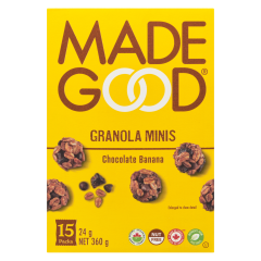 MADE GOOD CHOC BANANA MIN 15PK GF