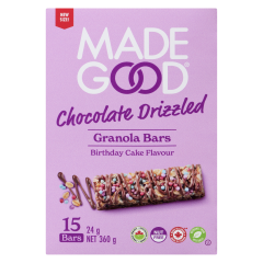 MADE GOOD BDAY CHOC DRZ   15PK GF