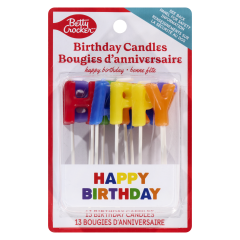 BC CANDLES HAPPY BIRTHDAY