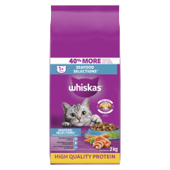 WHISKAS DRY CAT FD SEAFOD