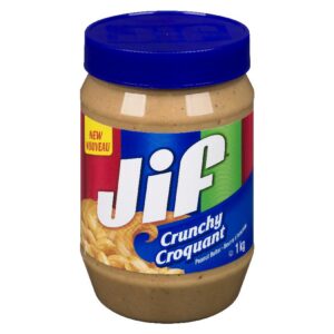 JIF PEANUT BUTTER CRUNCHY