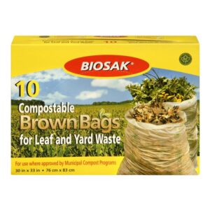 BIOSAK LEAF/YARD BG BRWN 30X33