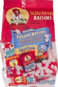 SUNMD VANL YOGURT RAISINS -MINI PAC