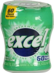 WRIGLEY EXCEL SPEARMINT BOTTLE