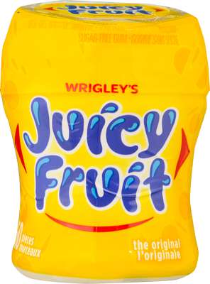 WRIGLEY JUICY FRT YELLOW BOTTLE