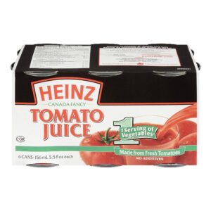 HEINZ JUICE TOMATO TINS - 156ML