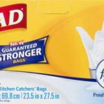 GLAD KIT CATCH WHT TALL   45L 24X28