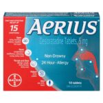 AERIUS ALLERGY 5MG