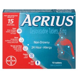 AERIUS ALLERGY 5MG
